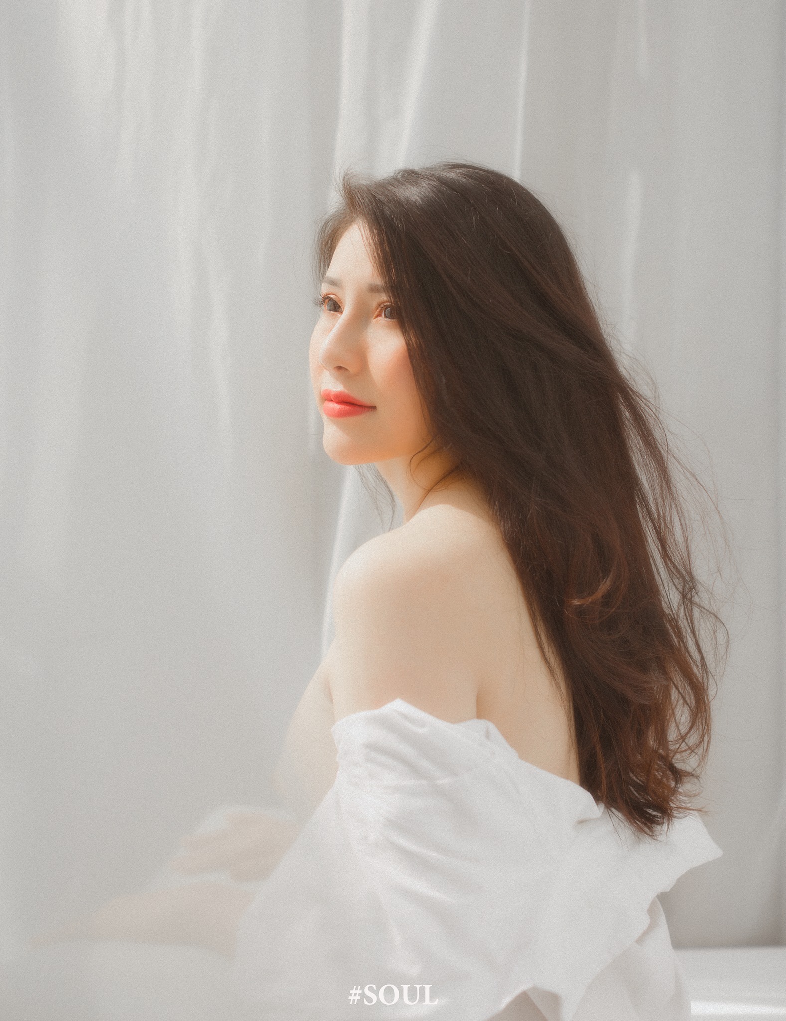 Beautiful Nguyễn Kiều Mỹ Phương Beautiful Asian Girl In White Shirt