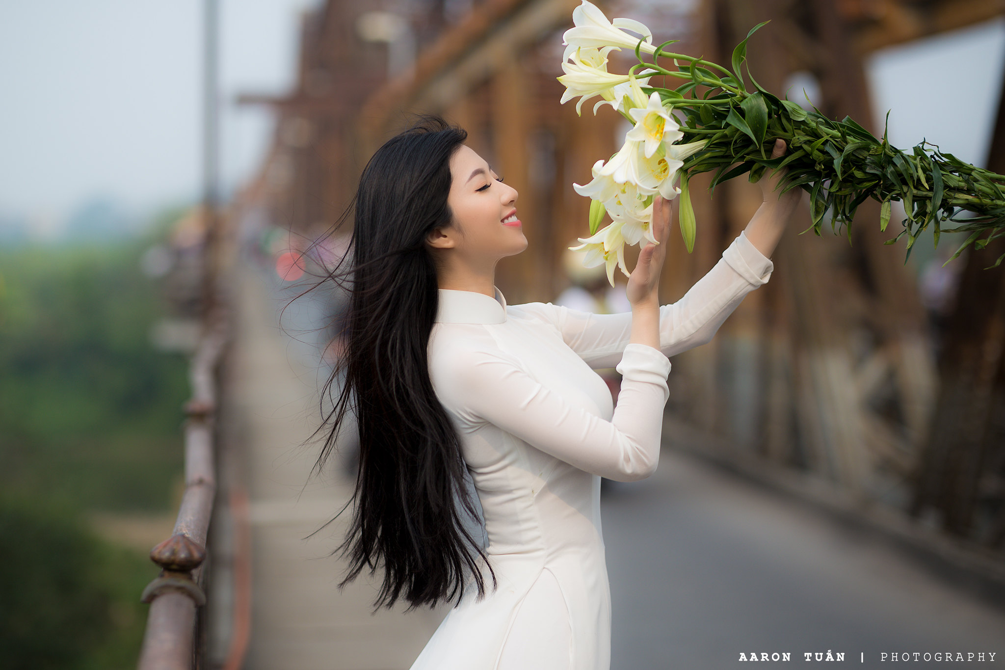 Ao dai Vietnam Beautiful Vietnam Model